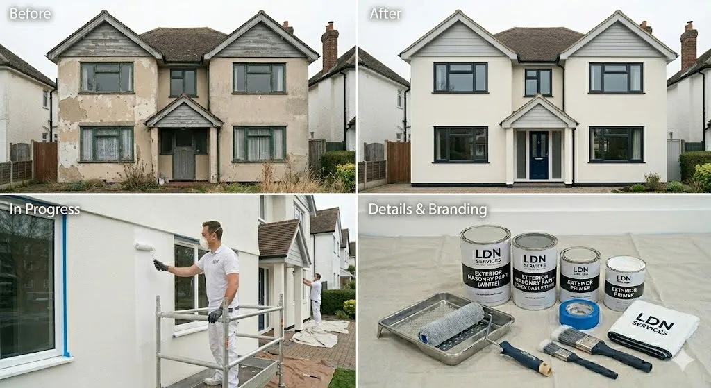 Exterior Painting service in London Borough of Merton - Merton Painters