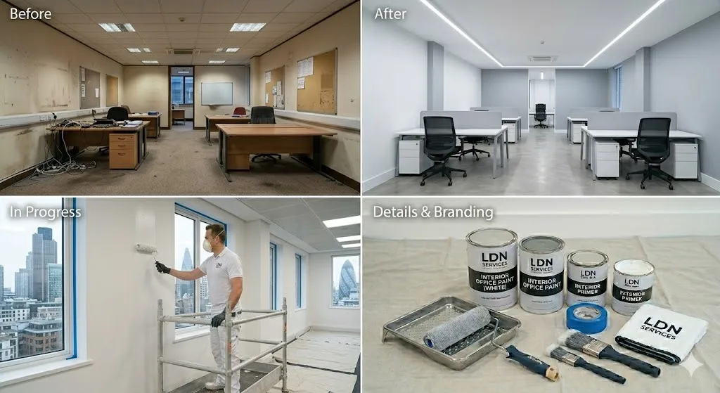 Office Painting service in London Borough of Merton - Merton Painters