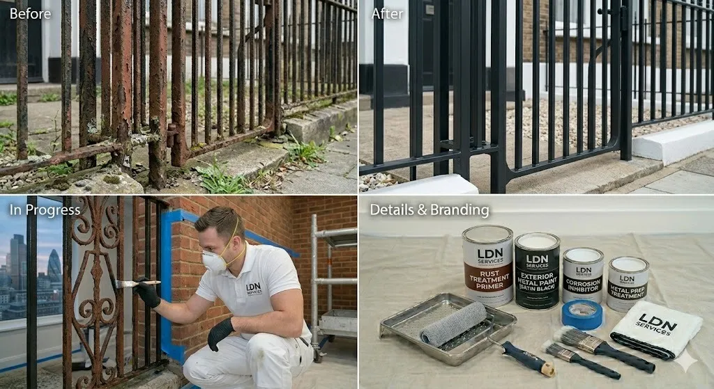 Rust Treatment Painting service in London Borough of Merton - Merton Painters