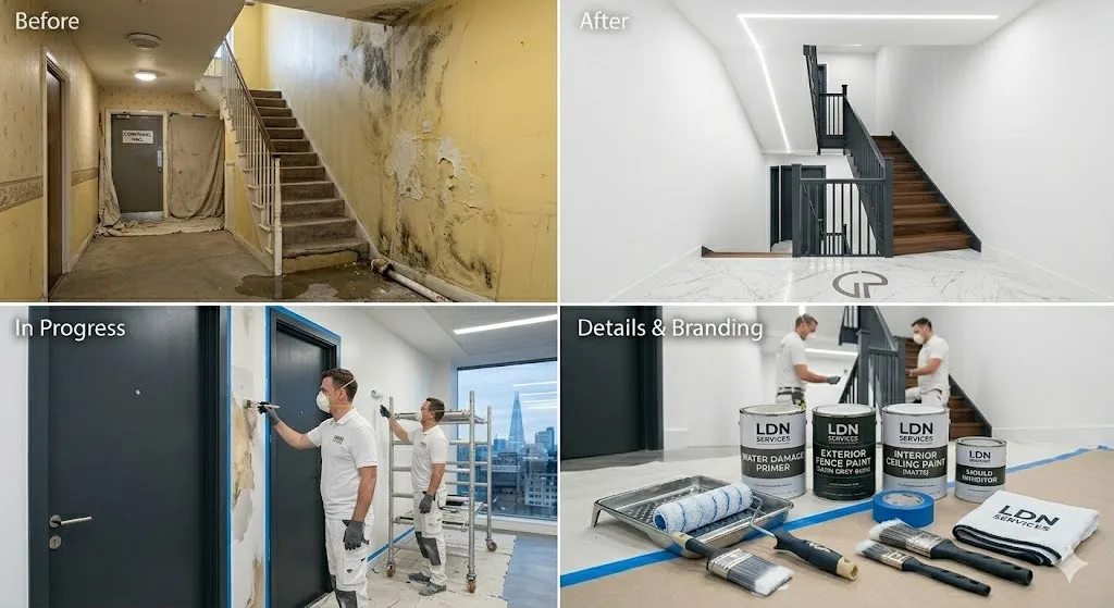 Water Damage Repainting service in London Borough of Merton - Merton Painters